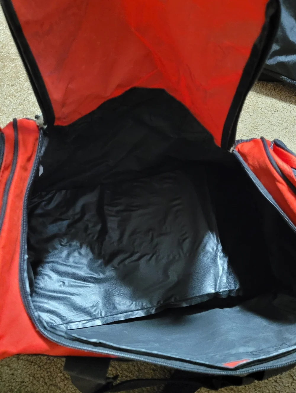 NCA Leadership Black and Red Carry Bag